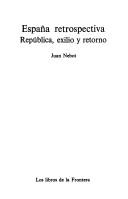 Cover of: España retrospectiva by Juan Nebot