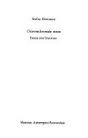 Cover of: Oorverdovende steen: essays over literatuur