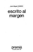 Cover of: Escrito al margen