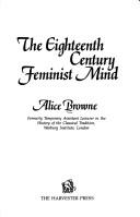 Cover of: The eighteenth century feminist mind