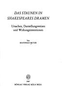 Cover of: Das Staunen in Shakespeares Dramen: Ursachen, Darstellungsweisen und Wirkungsintentionen