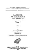 Cover of: La Cilicie au carrefour des empires