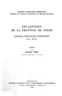 Cover of: Les Conciles de la province de Tours = Concilia provinciae turonensis: (saec. XIII-XV)