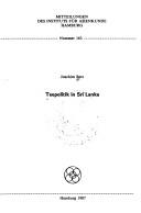 Cover of: Teepolitik in Sri Lanka by Joachim Betz