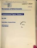 Cover of: The learners of British Columbia by Ronald W. Marx