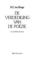 Cover of: De verdediging van de poëzie en andere essays