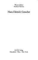Cover of: Hans-Dietrich Genscher