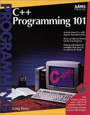 Cover of: C++ programming 101 by Greg M. Perry