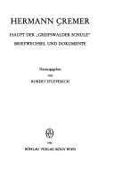 Cover of: Hermann Cremer, Haupt der "Greifswalder Schule": Briefwechsel und Dokumente