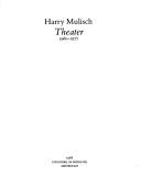 Cover of: Theater, 1960-1977
