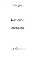 Cover of: L' art poetic'