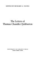 Cover of: The letters of Thomas Chandler Haliburton