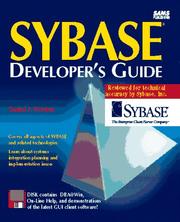 Cover of: Sybase developer's guide