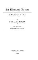 Cover of: Sir Edmund Bacon: a Norfolk life