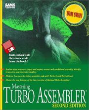 Mastering Turbo assembler by Tom Swan
