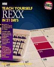 Cover of: Teach Yourself REXX in 21 days