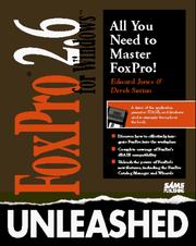 Cover of: FoxPro 2.6 for Windows unleashed