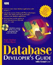 Cover of: Database developer's guide with Visual C++