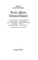 Cover of: Trotz allem Deutschland