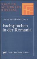 Cover of: Fachsprachen in der Romania