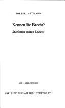 Cover of: Kennen Sie Brecht?: Stationen seines Lebens