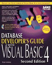 Cover of: Database developer's guide with Visual Basic 4