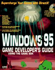 Cover of: Windows 95 game developer's guide using the game SDK by Michael Morrison