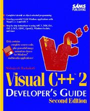 Cover of: Visual C++ 2 developer's guide