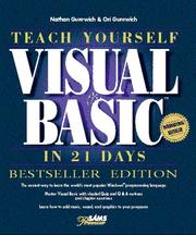 Cover of: Teach yourself Visual Basic in 21 days | Nathan Gurewich