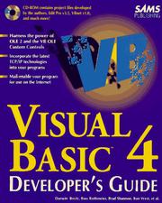 Cover of: Visual Basic 4 developer's guide