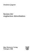 Cover of: Syntax der englischen Adverbialien by Friedrich Ungerer