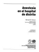 Cover of: Anaesthesia at the district hospital
