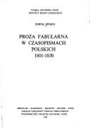 Cover of: Proza fabularna w czasopismach polskich, 1801-1830