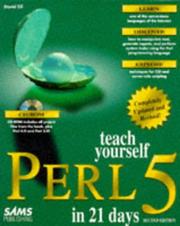 Cover of: Teach yourself Perl 5 in 21 days by David Till