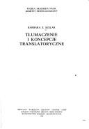 Cover of: Tłumaczenie i koncepcje translatoryczne