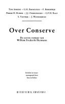 Cover of: Over Conserve: de eerste roman van Willem Frederik Hermans