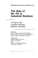 Cover of: The State of the art in industrial relations: a project of the Canadian Industrial Relations Association