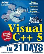 Cover of: Teach yourself Visual C++ 5 in 21 days