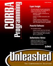 Cover of: CORBA programming unleashed by Suhail M. Ahmed