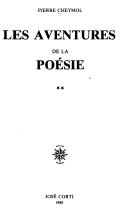 Cover of: Les aventures de la poésie