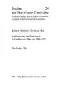 Johann Friedrich Christian Hess by Evelyn Hils