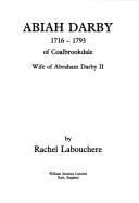 Cover of: Abiah Darby by Rachel Labouchere