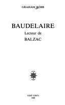 Cover of: Baudelaire, lecteur de Balzac