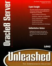 Cover of: Oracle8 Server Unleashed