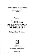 Cover of: Monografía de Imbabura