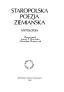 Cover of: Staropolska poezja ziemiańska: antologia