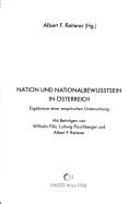 Cover of: Nation und Nationalbewusstsein in Österreich by Albert F. Reiterer (Hg.) ; mit Beiträgen von Wilhelm Filla, Ludwig Flaschberger und Albert F. Reiterer.