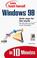 Cover of: Sams teach yourself Windows 98 in 10 minutes