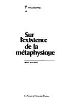 Cover of: Sur l'existence de la métaphysique