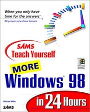 Cover of: Sams teach yourself more Windows 98 in 24 hours